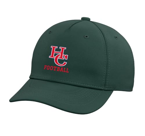 Henry County High School TN Logo Football Adjustable Printed Baseball Hat, Dark Green