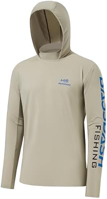 BASSDASH UPF 50+ Men's Fishing Hoodie: UV Sun Protection Long Sleeve Performance Shirt