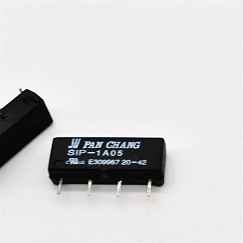 2PCS Industrial Electronic Circuit Board DIY Reed Relay sip-1a05 sip-1a12 sip-1a24 Miniature 5V / 12 / 24VDC 4-pin(SIP-1A05)