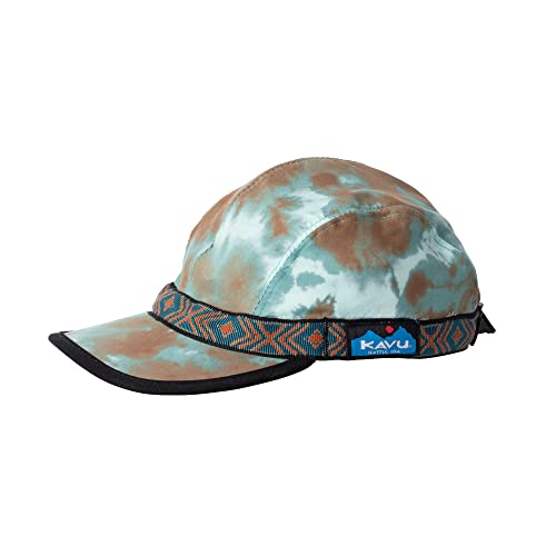 KAVU Strapvisor Strapcap Visor Lightweight-Wave Tie Dye-S