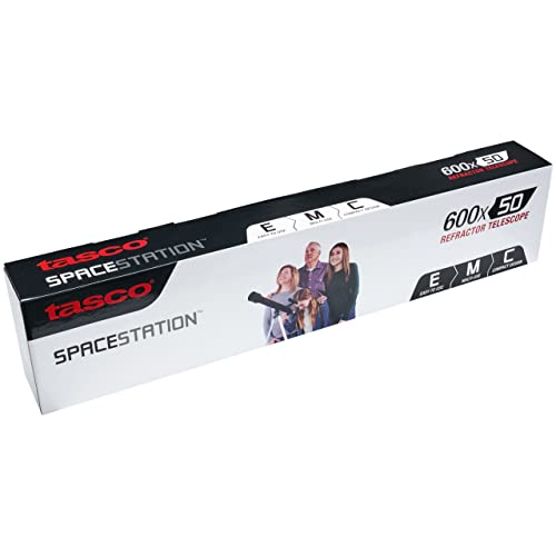 Tasco Spacestation 600 x 50 mm Refraktor Teleskop Astronomie Teleskop für Erwachsene und Anfänger – Bild 5