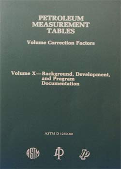 Paperback PETROLEUM MEASUREMENT TABLES: VOLUME CORRECTION FACTORS. VOLUME 10 Book
