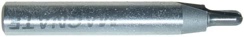 Magnate 800 Core Box Router Bit - 1/8" Cutting Diameter, 1/4" Shank Diameter, 1/8" Cutting Length