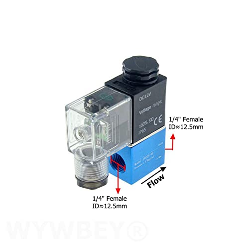 Électrovanne compresseur air 220V 1/4 pouce commande pneumatique - 3