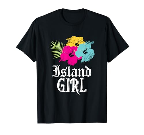 Island Girl! West Indies Caribbean T-shirt de vacances T-Shirt