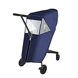 Housse de Pluie Polyvalente pour Poussette: Fabriqué en EVA de qualité supérieure, tissu cationique haute densité avec nano-revêtement 3D, technologie imperméable, respirant, aide à empêcher la pluie, le vent, et les rayons ultraviolets. Et peut garder au chaud, adapté pour toute l'année.