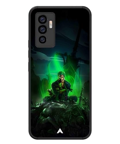 Image of Premium Anime 1 Case for Vivo T1 (Glossy Finish) Soft-Touch Metal TPU Back Cover, Shockproof, Designer, Aesthetic Mobile Phone Case