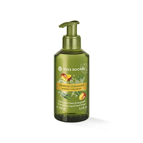 Yves Rocher Energizing Liquid Hand Wash Gel - Mango and Coriander, 190 ml./6.4 fl.oz.