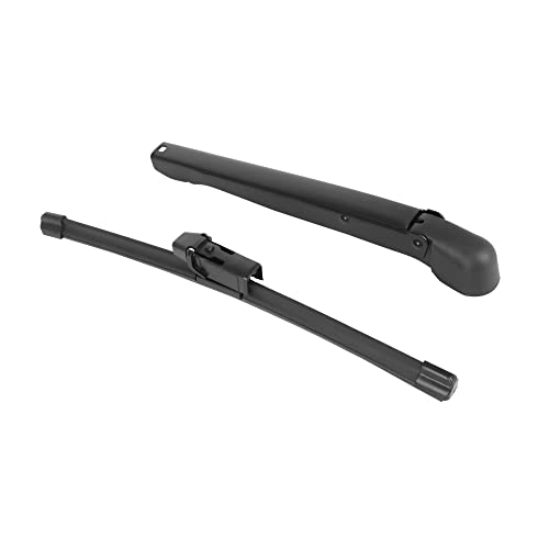A ABSOPRO Rear Windshield Wiper Blade Arm Set 285mm 11 Inch Rubber Black