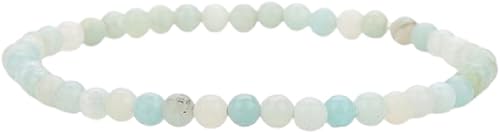 Bracelet Fait Main avec Petites Perles de 4mm – Perles de Pierre Naturelles pour