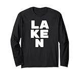 Laken Personalized Retro Girls Custom Laken Name Manga Larga