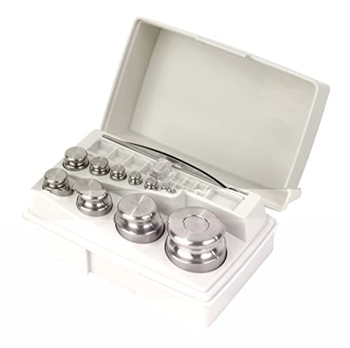 200-1 g Stainless Steel Cylindrical Economical Weight Set - Set of 10