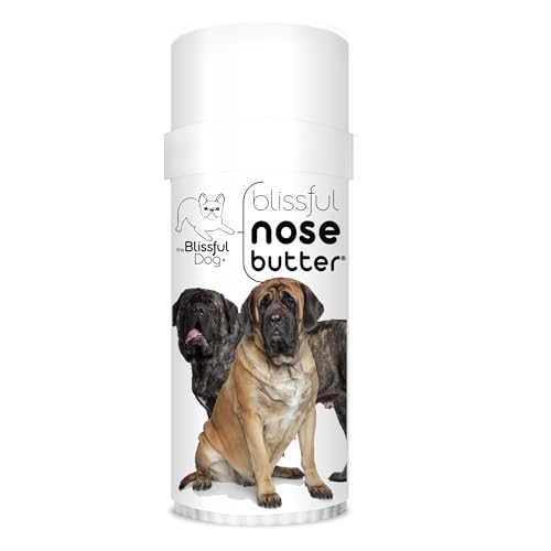 Image of The Blissful Dog Mastiff Nose Butter, Versatile Dog Nose Balm for Dry Nose, Handcrafted Nose Moisturizer, Easy-to-Apply Dog Essentials, Unscented, 2 oz.