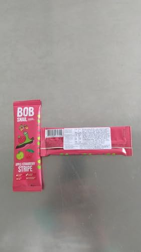 BOB SNAIL Healthy Fruit Snacks for Kids and Adults – 60 Fruit Roll Up with Mango,Pear, Strawberry, Raspberries–Vegan Low-Carb Variety Pack Leather Strips for Kids–Sugar Free Jerky Bars