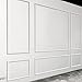 Pangda Peel and Stick Wall Molding Kit, 3D Premade Accent Molding Wainscoting Panel for Interior Wall Moulding Decor, Ready to Assemble Wainscoting Accent Panel(3 Set,31x63 in+72x63 in)