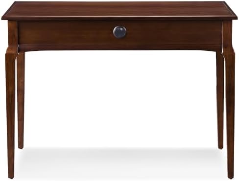 Leick Home Stratus Home Office Desk, Solid Wood, Drop-Front Keyboard Drawer, Easy Assembly, Writing Desk, Heartwood Cherry, 24.0 in. L x 42.0 in. W x 30.0 in. H, 22400 - Thumbnail 2