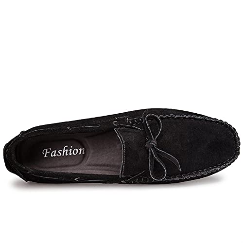 Men's Loafers Genuine Leather Stitching Details Deck Shoes 1-Eye Slip Resistant Flat Heel Flexible Lightweight Wedding Slip-on2