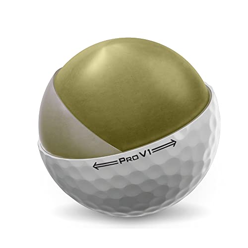 Titleist-Pro-V1-Bolas-DE-Golf-Adultos-Unisex-Blanco-1234