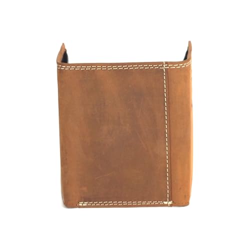ARIAT Trifold Wallet Emboss Shield & Script Medium Brown One Size3