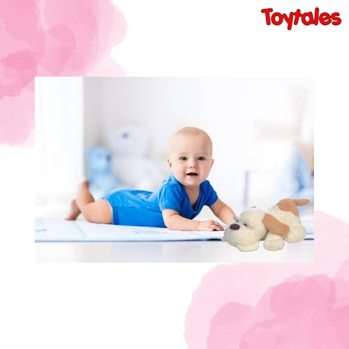 Image of TOYTALES Super Soft Tobby Dog Stuffed Huggable Plush Soft Toy for Girls /Boys | Animal Soft Toy for Kids | Small Size Cute Plush Toy(Light Brown - 45 Cm)