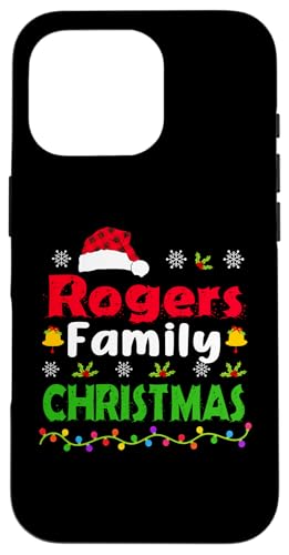 Rogers Family Christmas Matching Personalised Funny Xmas �X�}�z�P�[�X iPhone 16 Pro �p