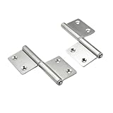 Hinge Bearings Can Rotate Flag Shaped Stop Mute Buffer 304 Stainless Steel Industrial Hardware Hinge(ZL265-3 Right)