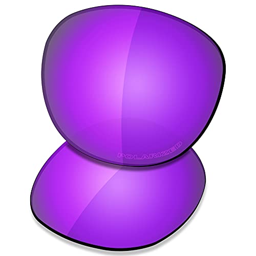 Image of SAUCER Premium Replacement Lenses for Oakley Latch OO9265 (Asian Fit) OO9349 | UV400 Protection, Anti-Scratch, Precise Fit & Enhanced Clarity Sunglasses High Defense - Violet Purple Polarized