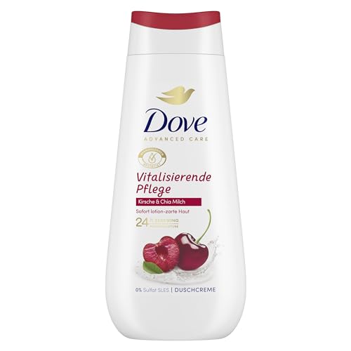Dove Advanced Care - Crema de ducha vitalizante MicroMoisture Renewing 24 h para pieles delicadas y inmediatas, 225 ml