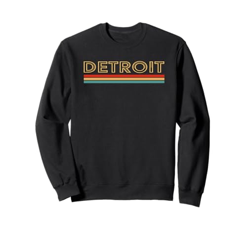Rétro Detroit Michigan Sweatshirt