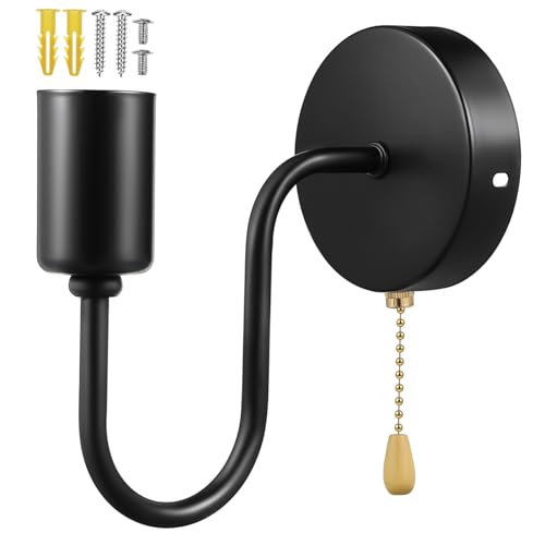 Aplique de Pared E26 con interruptor de cadena para solucionar falta de luz en pasillos