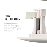 Polk Audio RC65i 2-drożne głośniki ścienne premium 16.5 cm, 2 sztuki, idealne do wilgotnych i wilgotnych miejsc wewnątrz/na zewnątrz - wanna, kuchnia, zadaszone ganki (białe, do malowania) (2