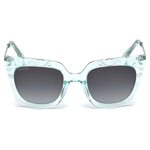 Swarovski Sonnenbrille SK0150 93B 50 Gafas de Sol, Azul (Blau), 50.0 para Mujer
