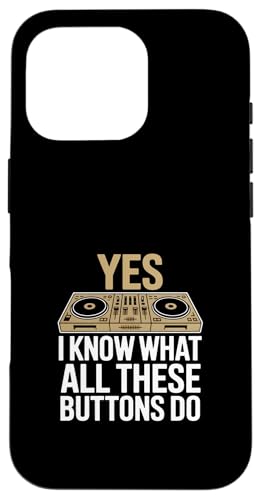 DJ Mixer �������낢�i���u���̃{�^���S���m���Ă��v �X�}�z�P�[�X iPhone 16 Pro �p