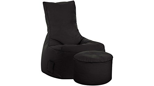 SITTING POINT only by MAGMA Sitzsack-Set Scuba Swing + Hocker schwarz