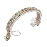 Cinturino for orologio in acciaio inossidabile da 8 mm 9 mm 10 mm 11 mm 12 mm 14 mm 16 mm for cinturino di ricambio universale for donna(Rose gold,8mm)