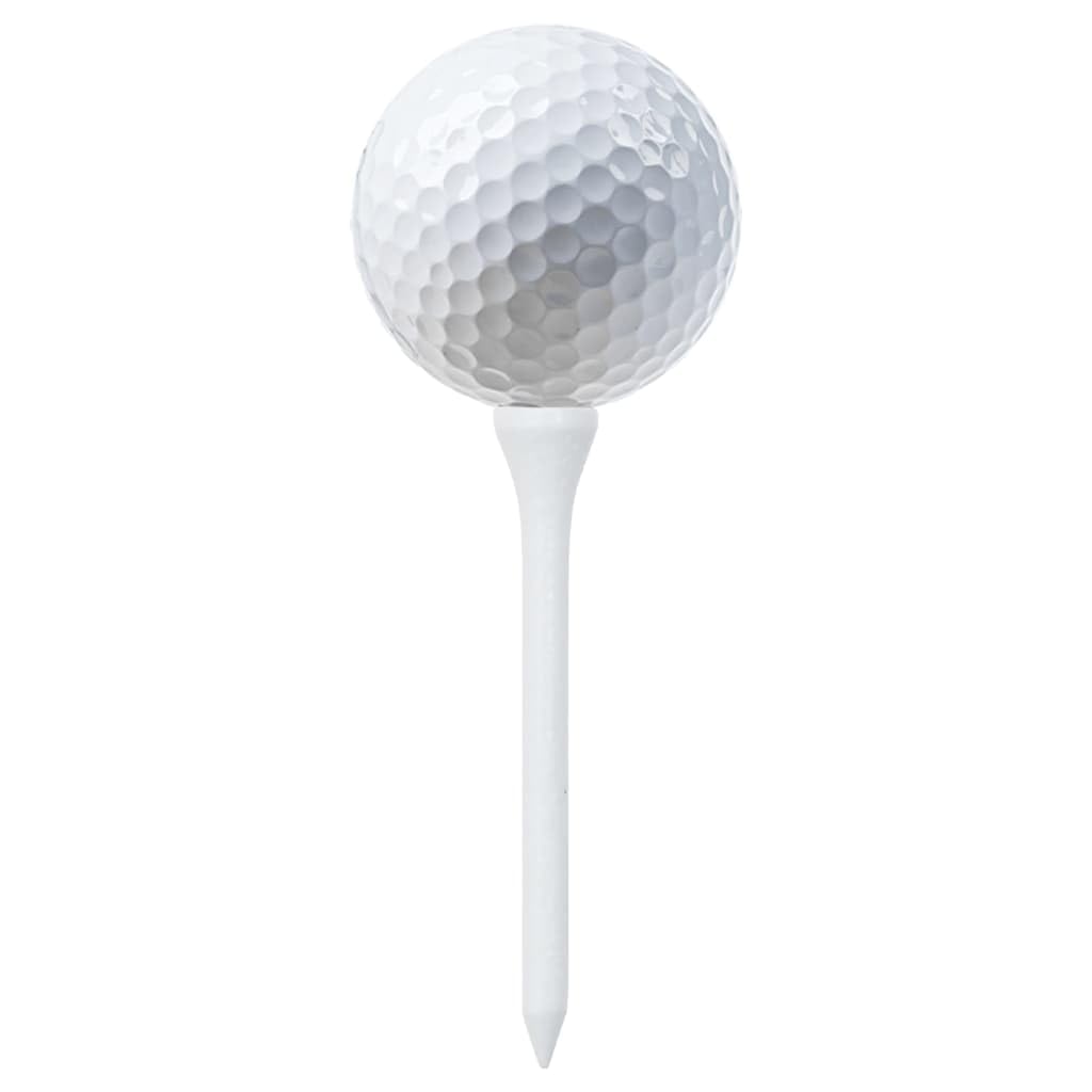 Homgoday Golftees 1000 Stück, weiß, 83 mm, aus Bambus, Möbel für den Innen- und Außenbereich