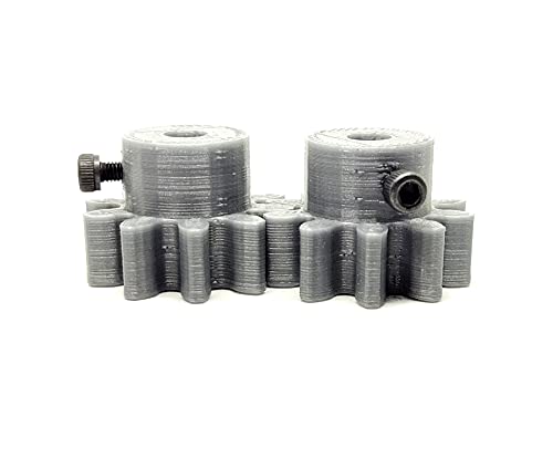 Image of INVENTO 1pcs 3D Printed Plastic Spur Gear 10 Teeth, 30mm dia, 10mm Width, 5mm hole, 2.5 Module for DIY Projects