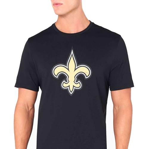 New Era New Orleans Saints NFL Team Logo Black T-Shirt