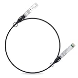 ipolex 10G SFP+ Twinax Cable, Direct Attach Copper(DAC) Passive Cable, 1-Meter, for Cisco SFP-H10GB-CU1M, Meraki, Ubiquiti, Mikrotik, Intel, Fortinet, Netgear, D-Link, Supermicro, TP-Link