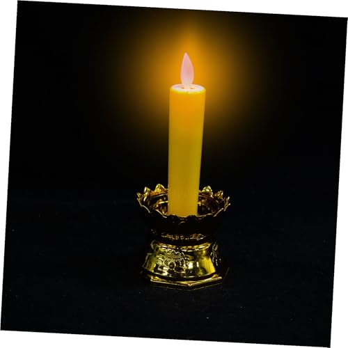 Velas LED para decoración exterior e interior con luz cálida a pilas 4
