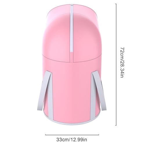 Tina Plegable para Spa de Pies con Asas Color Rosa miniatura 3