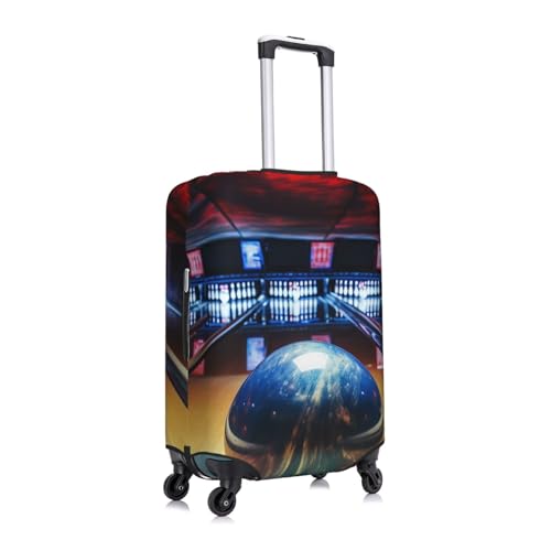 Travel Luggage Cover Fashion Suitcase Protector Bowling Spandex Baggage Covers Washable Suitcase Covers Anti-Scratch Luggage Cover Protectors Fits 18-32 Inch Suitcases Large2