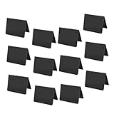 Homoyoyo 15 Stück Teiliges Kreidetafel Förmig Leichte Preisschilder und Nachrichtentafeln Wiederbeschreibbare Tischaufsteller für Restaurant Buffet Party und Dekoration