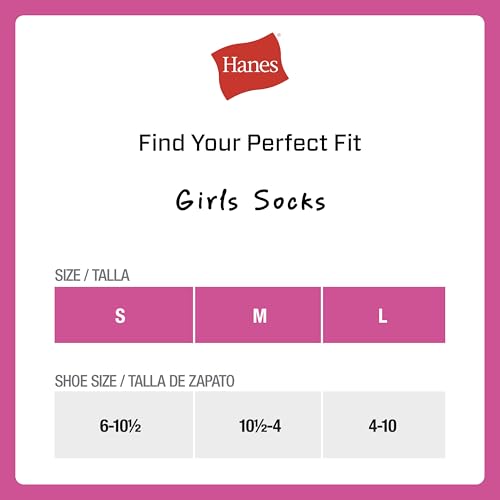 Hanes Girls' No Show Socks for Girls - Super Value 22 Pack Low Cut Socks – Lightweight Stretch Comfort - EZ Sort by Hanes - Image 6
