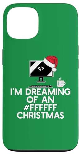 I'M DREAMING OF A #FFFF CHRISTMAS EFuJ҃~[ X}zP[X iPhone 13 p