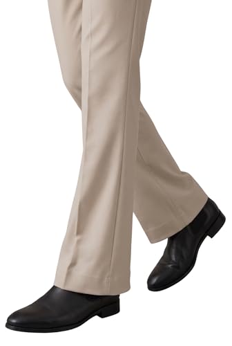 Image of Men's Trendy Bootcut Trousers - Modern Flared Fit | Premium Formal Pants
