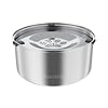 3L/101oz Large Capacity Dog Water Bowl Stainless Steel No Spill Dog Bowls Slow Drinking Dog Water Feeder Dispenser
