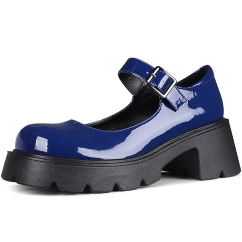 AOSPHIRAYLIAN Mary Jane Platform Shoes