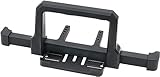 COOWOO Front Bumper Upgrade Part for 1/10 TRX-4 Defender RC Trucks - Precision CNC Machined for Enhanced Durability and Protection, Black