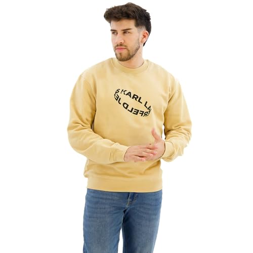 Karl Lagerfeld Jeans sweatshirt regular homme multi ring en coton col rond